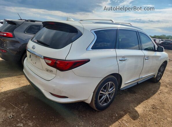 5N1DL0MM6JC502139 2018 INFINITI QX60 Белый Передняя правая четверть