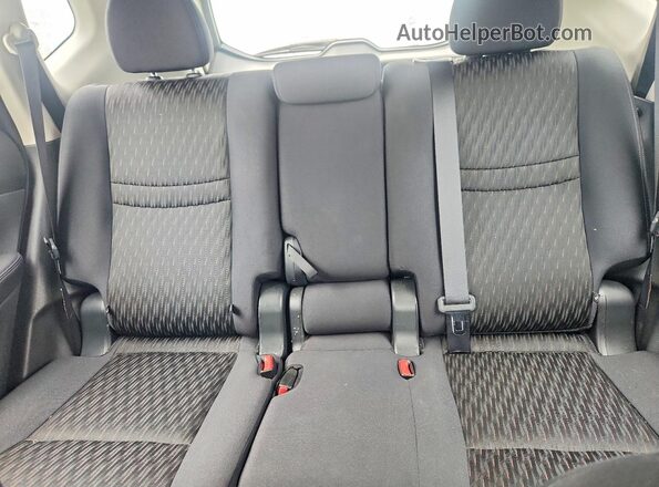 5N1AT2MT1HC744448 2017 NISSAN ROGUE Black Вид задньої частини салону