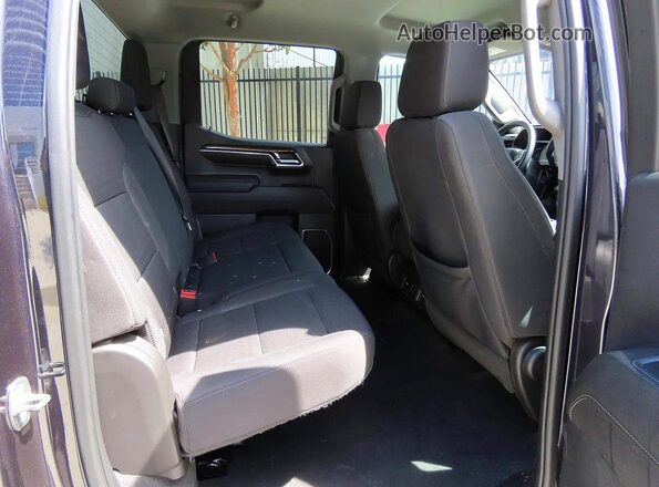2GCPACED9P1125148 2023 CHEVROLET SILVERADO Black Սալոնի դիմացի տեսք