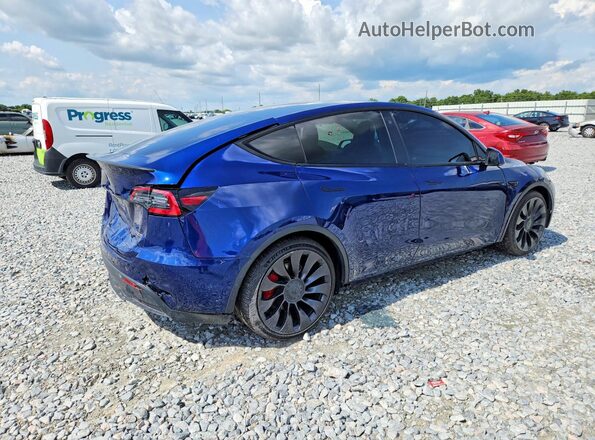 7SAYGDEF3NF372818 2022 TESLA MODEL Blue 
