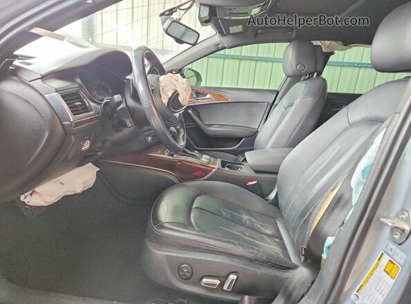 WAUG8AFC9JN034275 2018 AUDI A6 Gray Вид панелі приладів