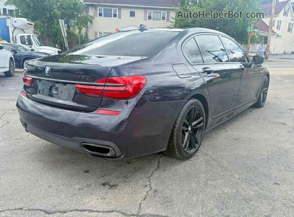 WBA7F2C55JB238705 2018 BMW 7 SERIES Black წინა მარჯვენა