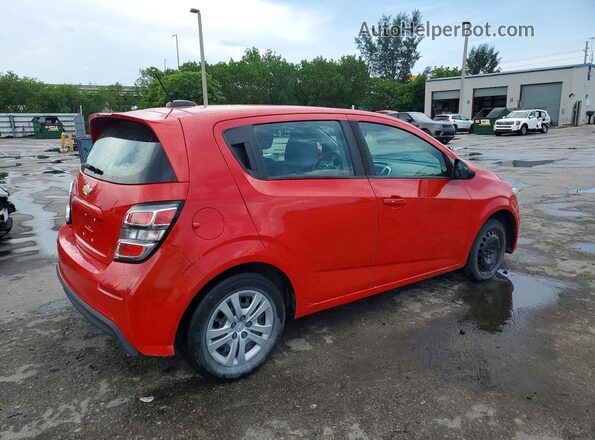 1G1JG6SB6L4122062 2020 CHEVROLET SONIC Red Przód prawy