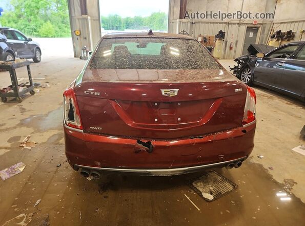 1G6KF5RS1GU158166 2016 CADILLAC CT6 Red წინა სალონის ხედი