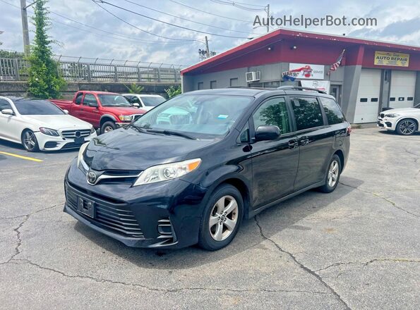 5TDKZ3DC7JS903233 2018 TOYOTA SIENNA Black Rear left