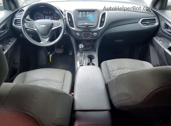 3GNAXKEX8JL165162 2018 CHEVROLET EQUINOX Silver Вид щитка приладів