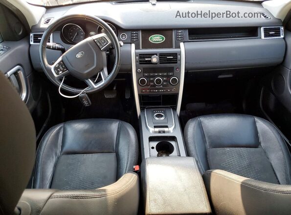 SALCP2BGXHH643413 2017 LAND ROVER DISCOVERY Silver ხელსაწყოთა პანელის ხედი