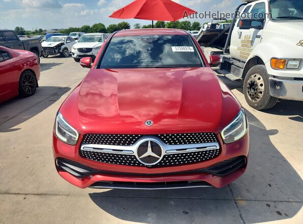 WDC0J8EB3LF672913 2020 MERCEDES-BENZ GLC-CLASS Red Widok z tyłu