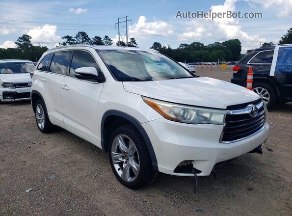 5TDYKRFH4GS136962 2016 TOYOTA HIGHLANDER White 
