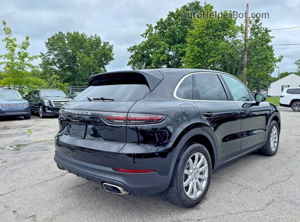 WP1AA2AY1KDA13707 2019 PORSCHE CAYENNE Black Передня права чверть