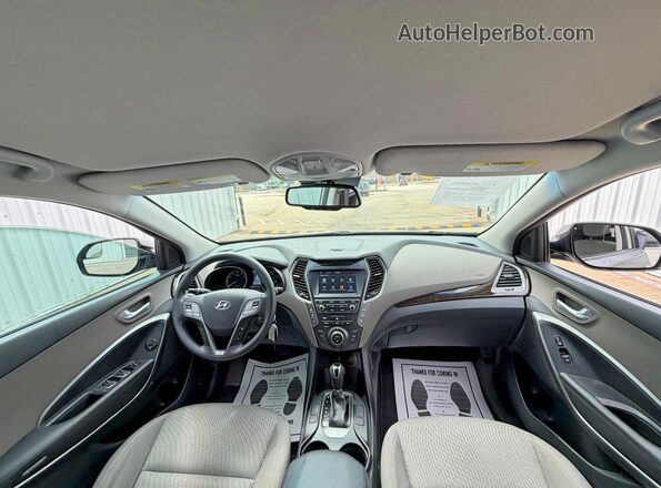 KM8SM4HF9HU204583 2017 HYUNDAI SANTA FE Silver 