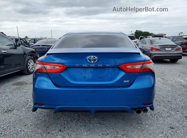 4T1B11HK2JU080277 2018 TOYOTA CAMRY Синий 