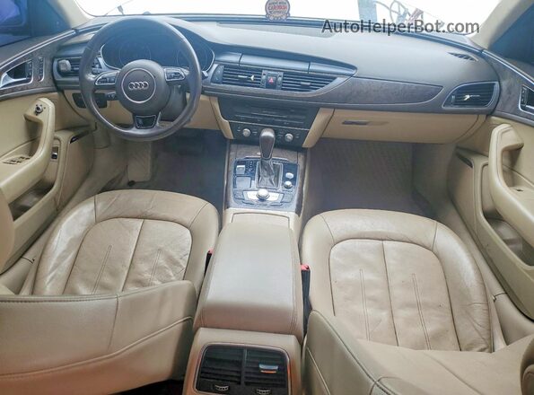 WAUD8AFC4HN013282 2017 AUDI A6 White Вид щитка приладів