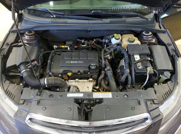 1G1PE5SB6G7229871 2016 CHEVROLET CRUZE Charcoal Vista del compartimento del motor