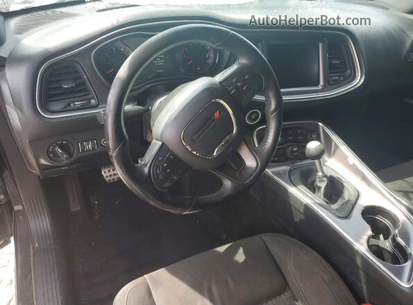 2C3CDZBT0GH232461 2016 DODGE CHALLENGER Black ხელსაწყოთა პანელის ხედი