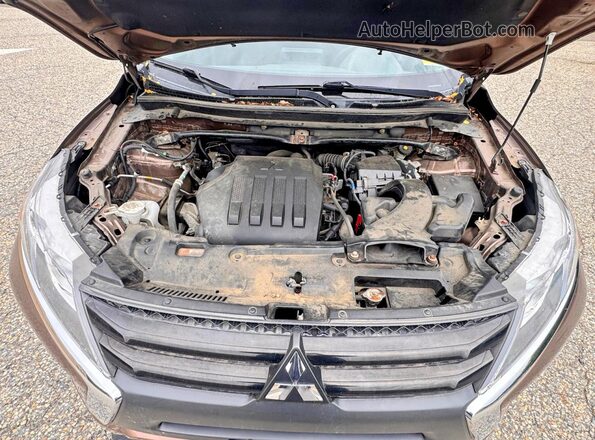 JA4AT4AA7KZ019793 2019 MITSUBISHI ECLIPSE Brown Вид салону спереду