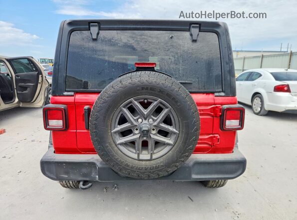 1C4PJXDG3RW253142 2024 JEEP WRANGLER Красный Вид салона спереди