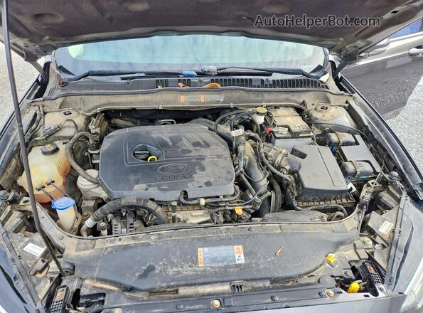 3FA6P0HD6JR231232 2018 FORD FUSION Black Շարժիչի բաժամունքի տեսք