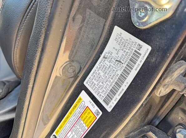 2HGFE1F95PH315794 2023 HONDA CIVIC Gray Widok wnętrza z tyłu
