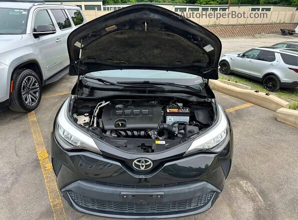 JTNKHMBX5L1078173 2020 TOYOTA C-HR Black Вид ззаду