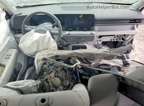 KM8HBCAB0SU307383 2025 HYUNDAI KONA Red ხელსაწყოთა პანელის ხედი