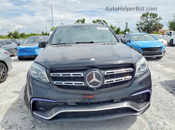 4JGDF7FE2HA773047 2017 MERCEDES-BENZ GLS Черный Вид сзади