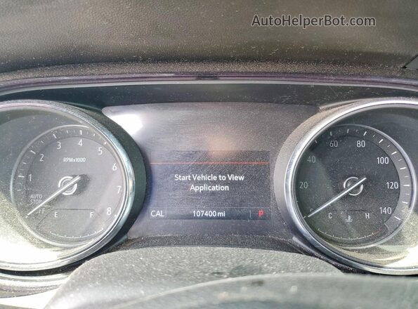 KL4MMBS26LB123837 2020 BUICK ENCORE White უკანა სავარძლების ხედი