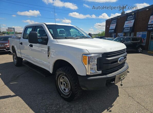 1FT8W3B60HED95980 2017 FORD F350 Белый Задняя левая четверть