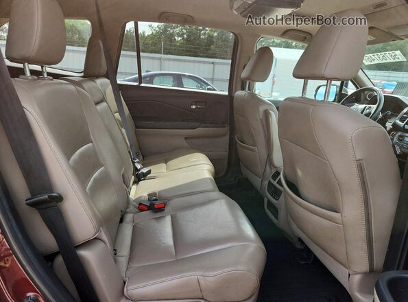 5FNYF5H58JB011426 2018 HONDA PILOT Maroon Vista del compartimento del motor
