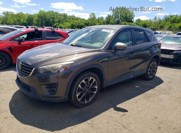 JM3KE4DY9G0773262 2016 MAZDA CX-5 Brown Rear left