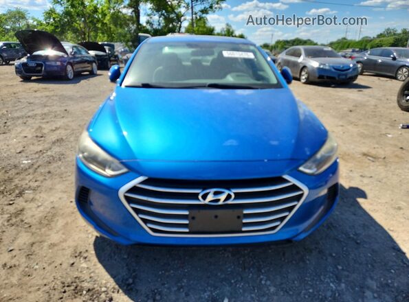 5NPD84LF1HH042547 2017 HYUNDAI ELANTRA Blue Vista trasera