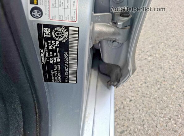 WDDLJ6HB2GA166954 2016 MERCEDES-BENZ CLS-CLASS Silver Rear interior view