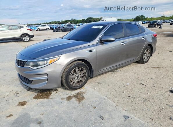 5XXGT4L3XJG225092 2018 KIA OPTIMA Gray 