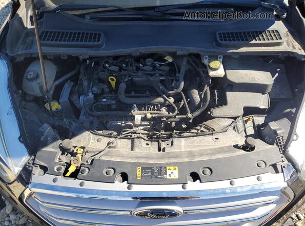 1FMCU9HDXKUA98698 2019 FORD ESCAPE Black Widok naklejki z numerem VIN