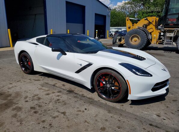1G1YJ2D78H5107338 2017 CHEVROLET CORVETTE White წინა ხედი