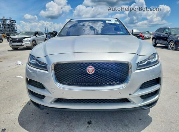 SADCK2BV1HA490048 2017 JAGUAR F-PACE Silver Widok z tyłu