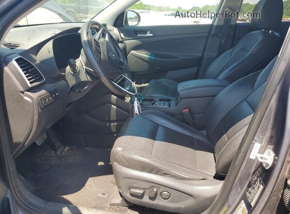 KM8J33AL2KU970350 2019 HYUNDAI TUCSON Gray წინა პანელის ხედი