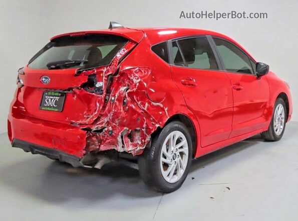 JF1GUABC7S8214221 2025 SUBARU IMPREZA Red Delantero derecho