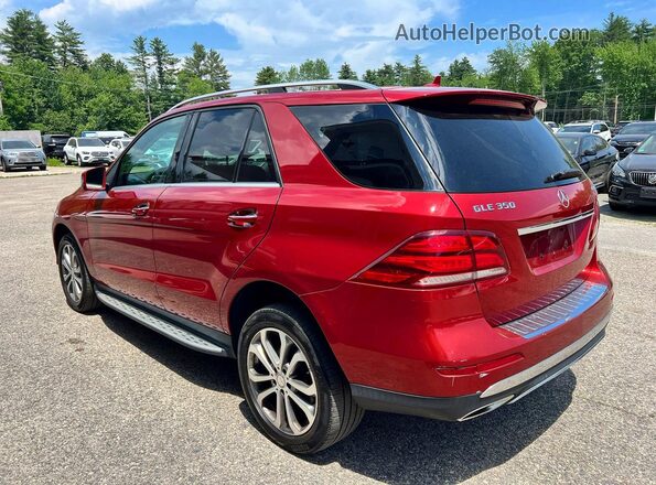 4JGDA5HB4GA700587 2016 MERCEDES-BENZ GLE Red 
