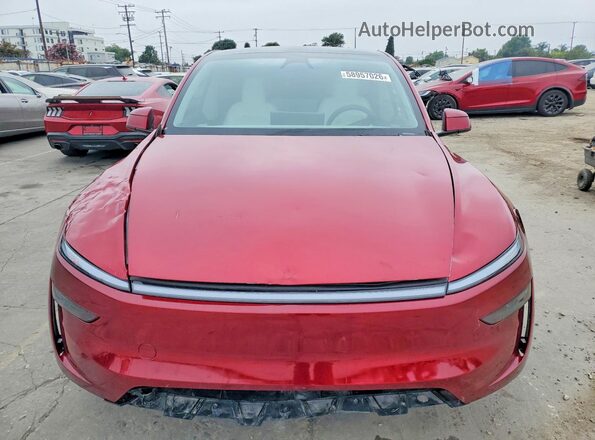 7SAYGDEE8TF431706 2026 TESLA MODEL Red უკანა ხედი