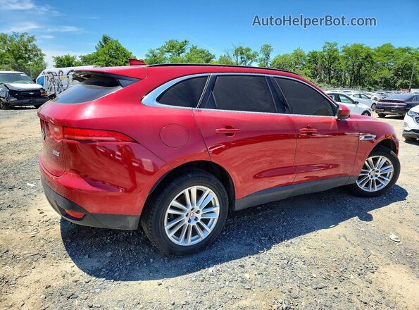 SADCK2BN1HA885377 2017 JAGUAR F-PACE Red წინა მარჯვენა