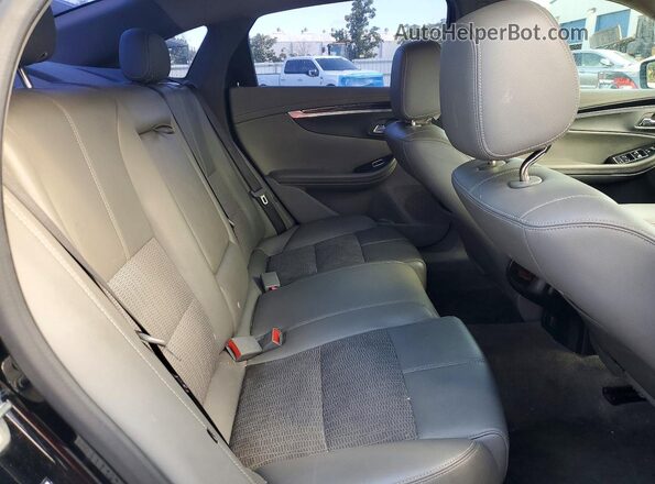 2G1105SA0H9151924 2017 CHEVROLET IMPALA Black Вид задньої частини салону