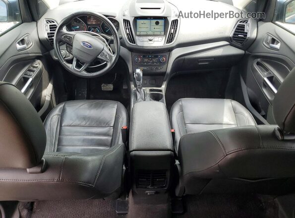 1FMCU9HD3JUA89873 2018 FORD ESCAPE Синий Вид щитка приборов