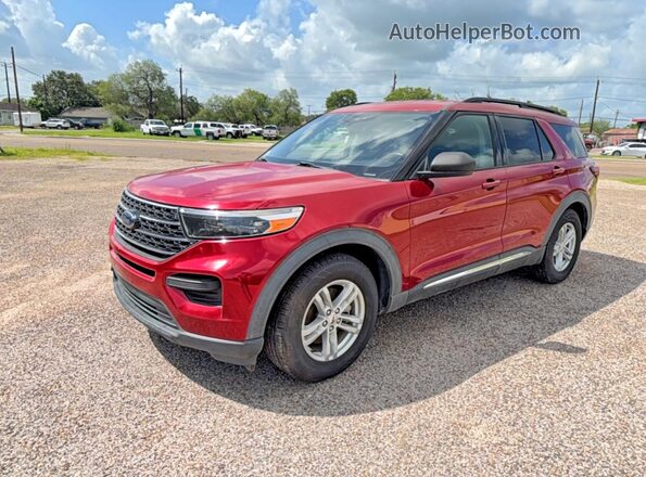 1FMSK7DH8MGA61598 2021 FORD EXPLORER Red Հետևի աջ