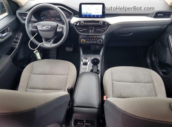 1FMCU0G67LUA25417 2020 FORD ESCAPE Black ხელსაწყოთა პანელის ხედი