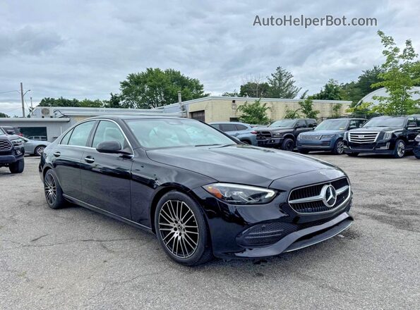 W1KAF4GB4NR042438 2022 MERCEDES-BENZ C Черный Задняя левая четверть