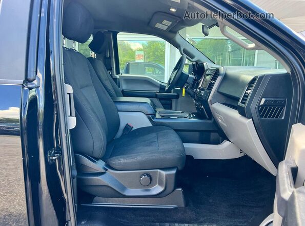 1FTFX1E53JFB18185 2018 FORD F150 Black უკანა ხედი