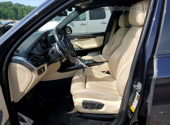 5UXKR6C54J0U14746 2018 BMW X5 Blue Dashboard view