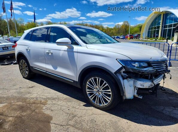 2LMPJ8LR1HBL50588 2017 LINCOLN MKX Белый Вид спереди