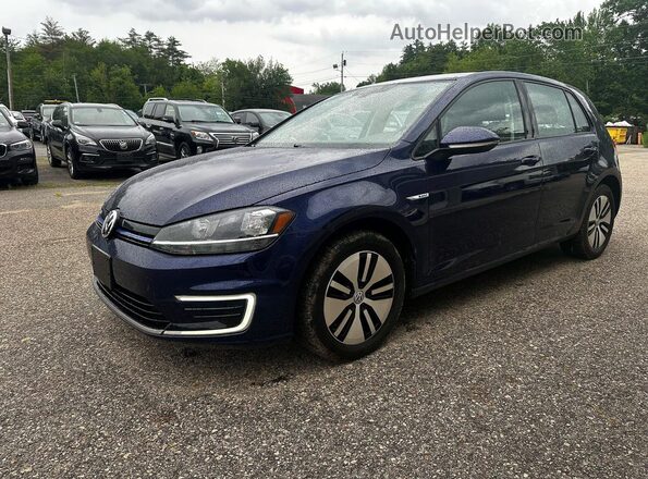 WVWKR7AU8KW914652 2019 VOLKSWAGEN GOLF Синий Задняя правая четверть